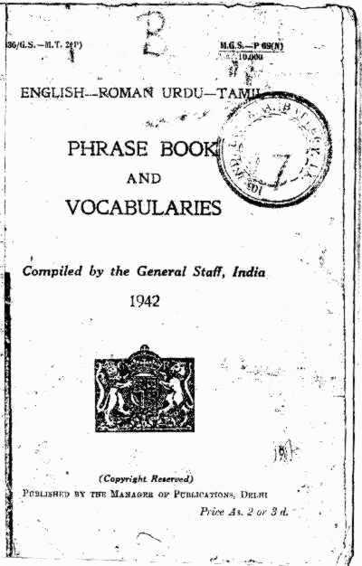 Phrase Book 1942