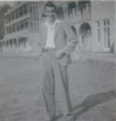 Alf "up all day" RNH 1949